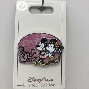 Disney Parks 2020 Fine and Dandy Dapper Mickey and Minnie Mouse LE 3000 Pin